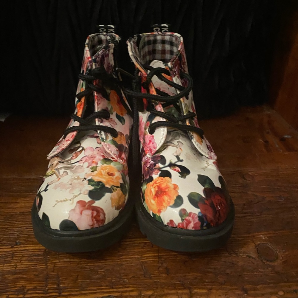 Floral Doc Martin Boots